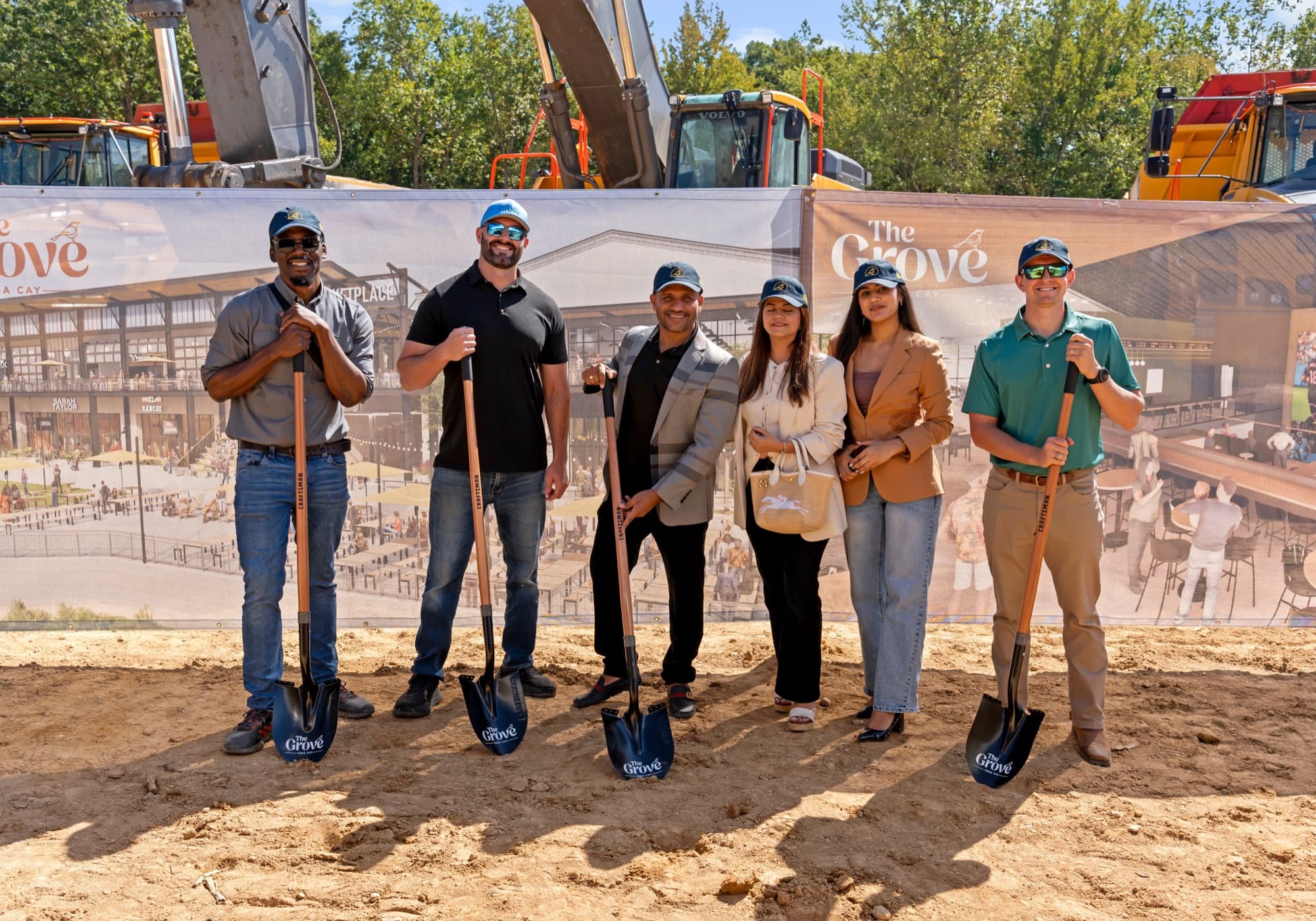 KDG team at a community groundbreaking