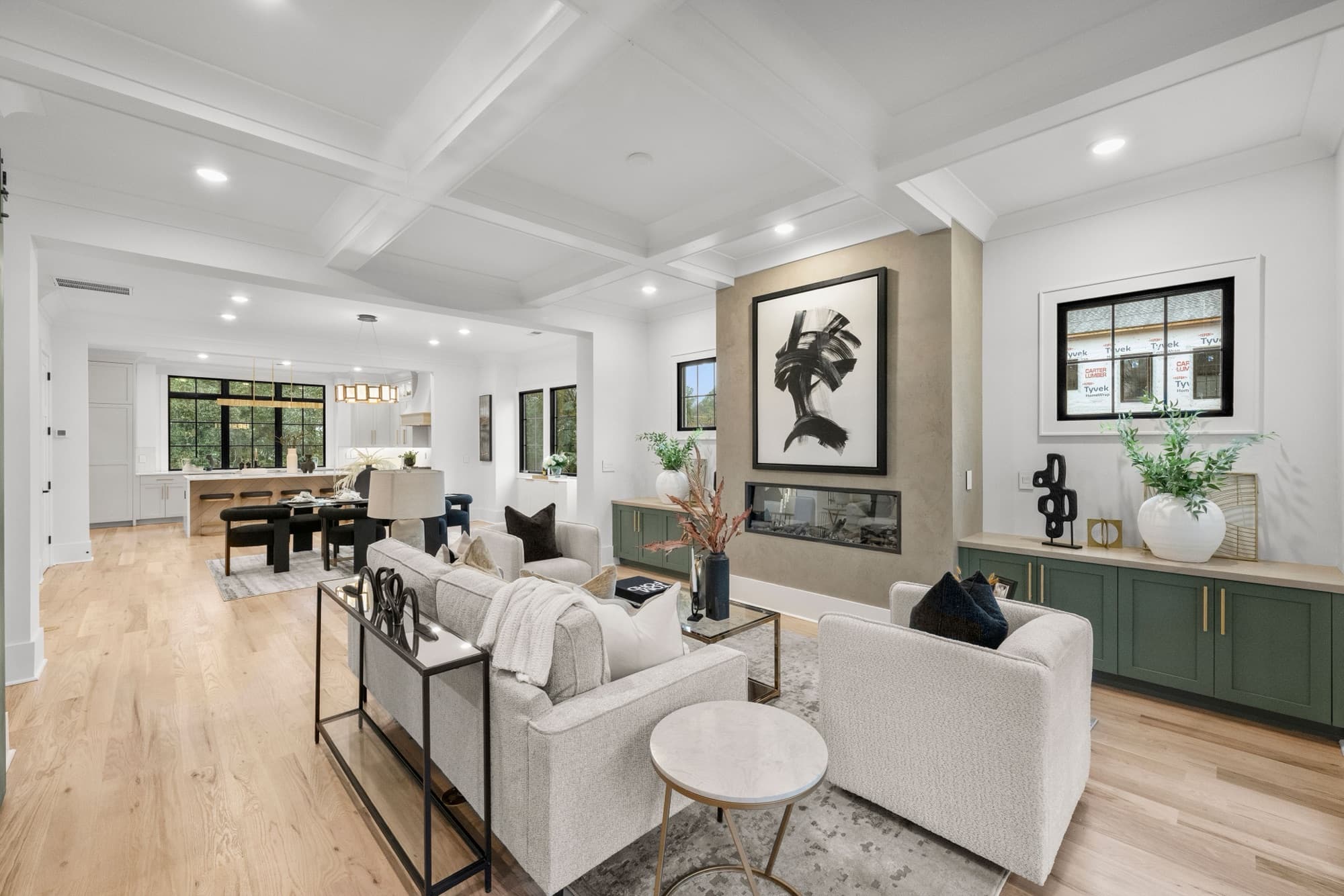 KDG custom home living space